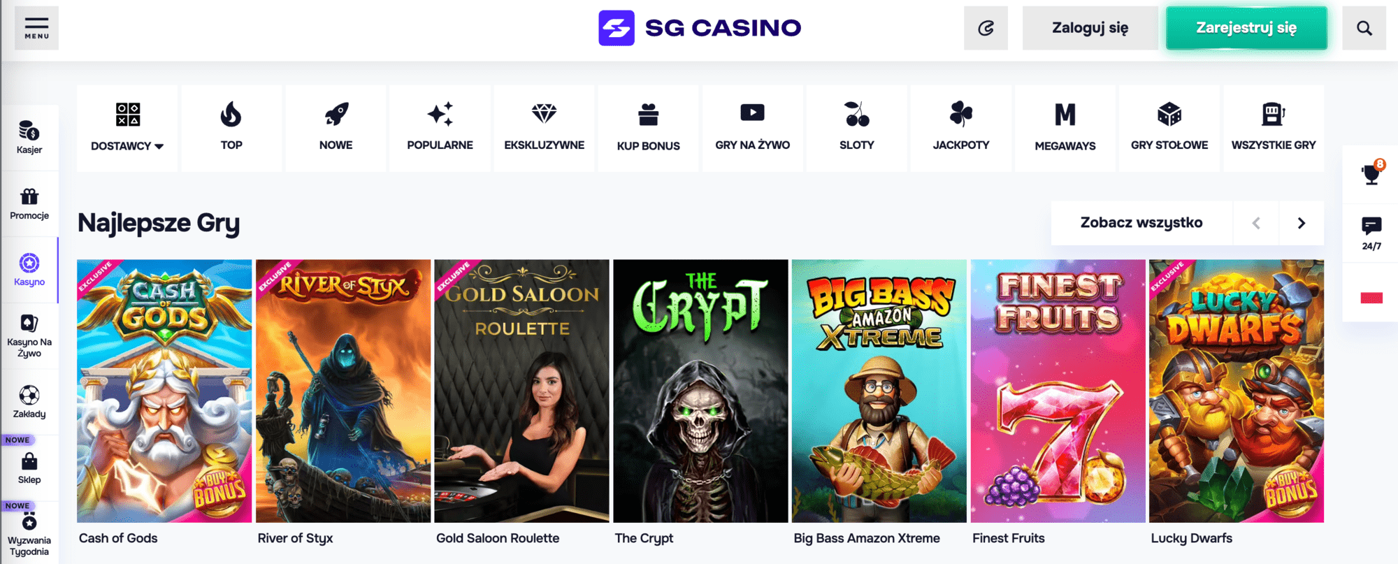 SG Casino Casino slot machines